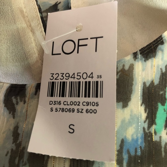 LOFT Dress New Size Small Animal Print - Picture 7 of 9